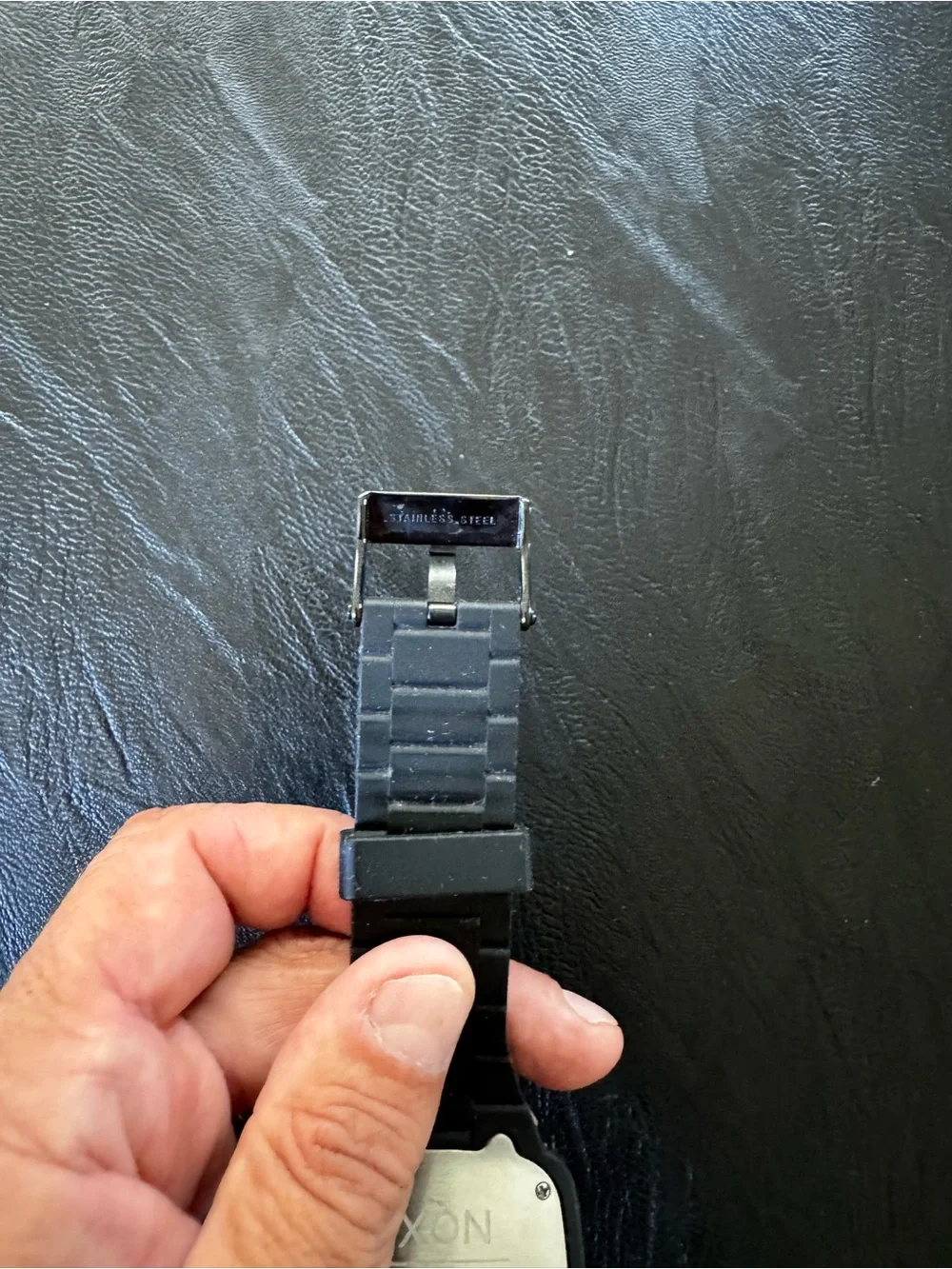 Nixon Black Rubber Player  Analog Watch